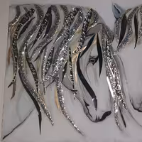 تابلو میکس مدیا تلفیق نقاشی.آیینه کاری ورزین.بسیار جذاب و خوش نما.مخصوصا بسیار عالی برای جهیزیه