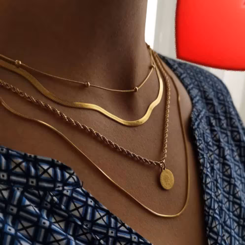 گردنبند چهارلاین ماری زنانه