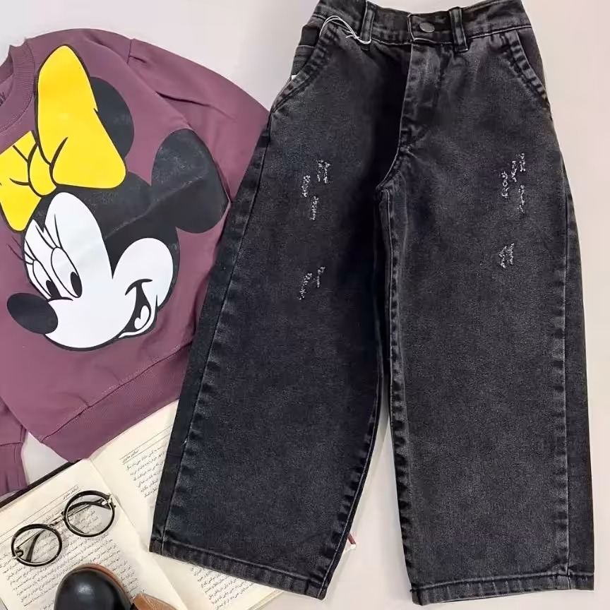 شلوار بگ دخترانه 