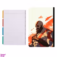 کلاسور طرح بازی god of war کد 3477 به همراه کاغذ کلاسور