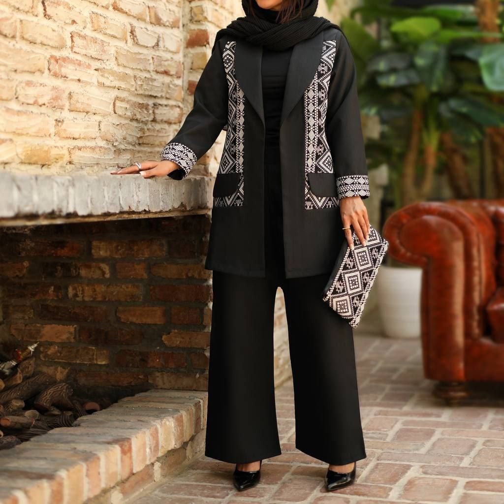 ست مانتو شلوار زنانه عیدانه 5