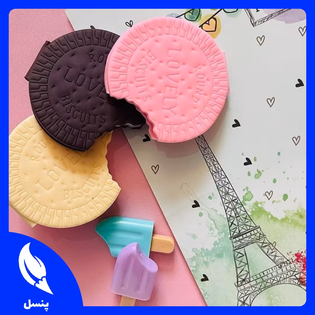 دفترچه بیسکویت معطر گرد گاز زده