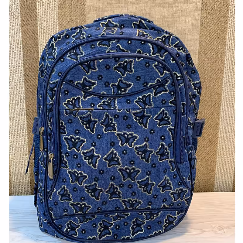 کوله پشتی کد L.6602  سرمه ای 