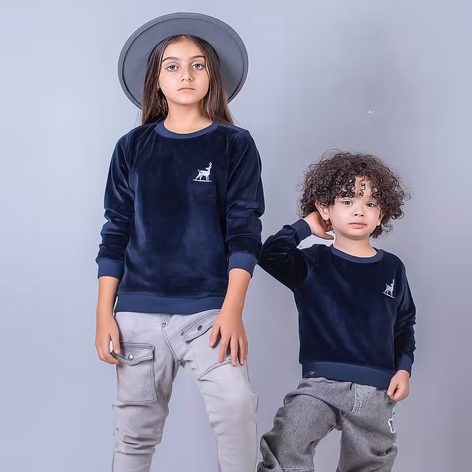 بلوز تک مخمل اسپورت