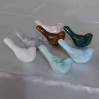 مرغ آمین شش سانتی متری  سنگ مصنوعی برند ساتین