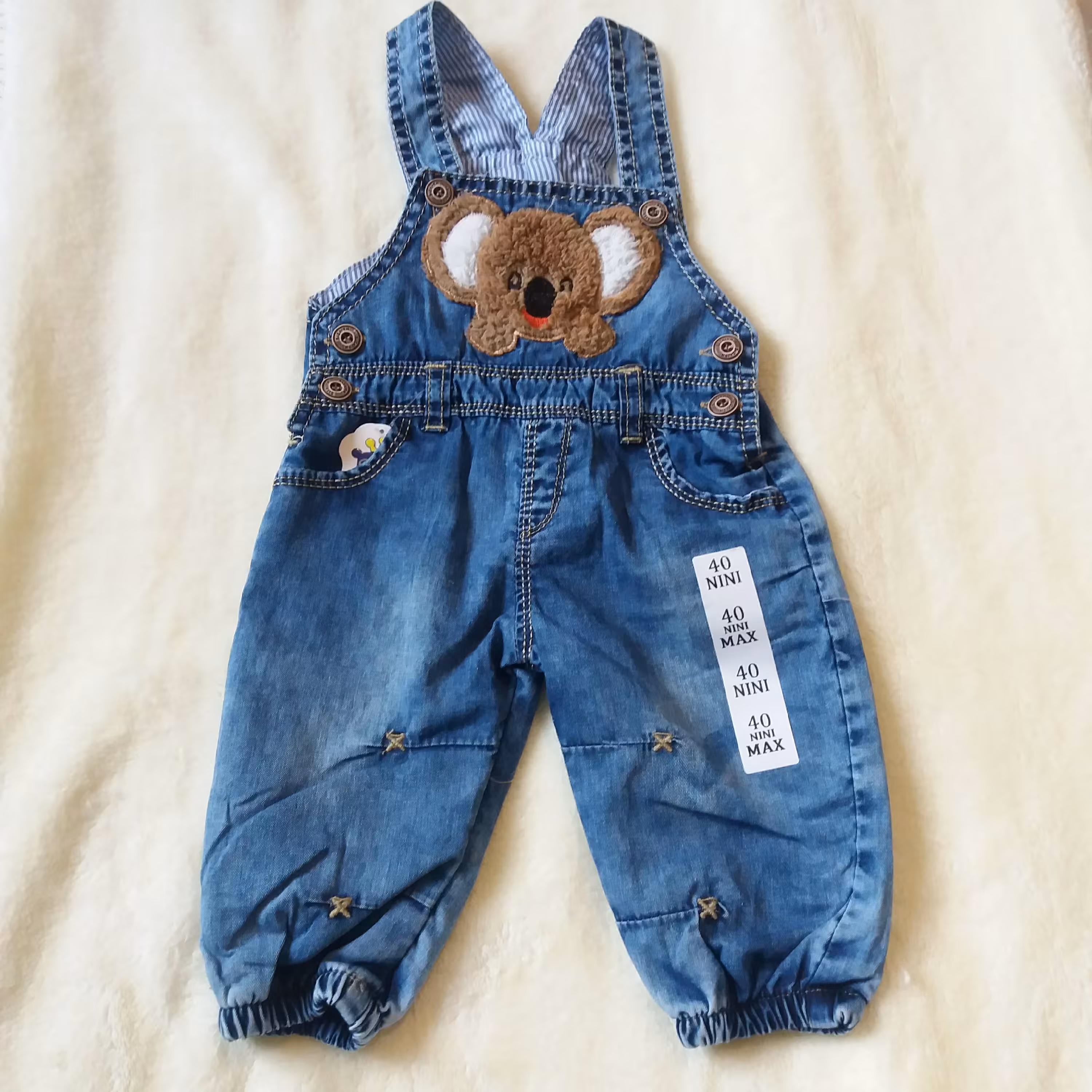 بیلر  لی طرح خرس قهوه ای، جنس و دوخت تضمینی