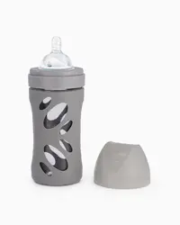 شیشه شیر تویست شیک پیرکس نشکن پاستل ضد نفخ جدید رنگ طوسی   Twistshake pastel