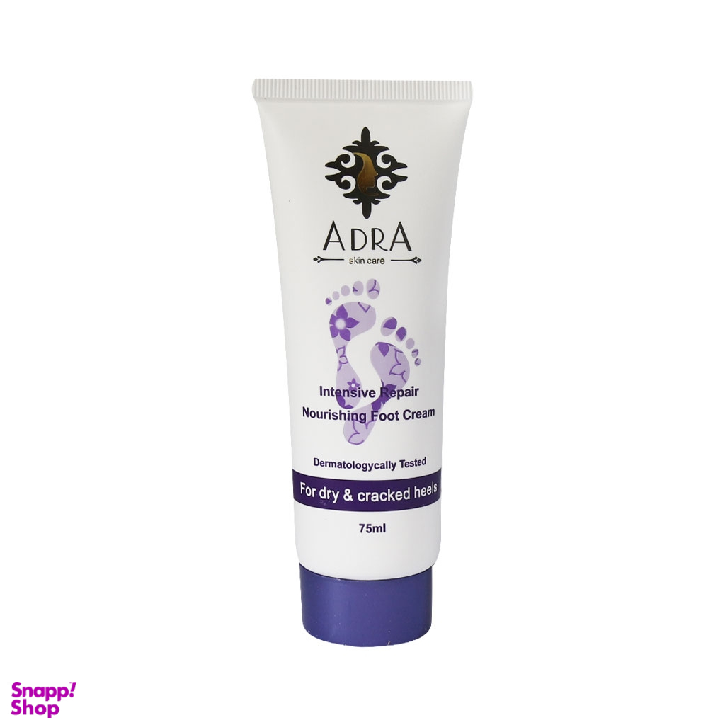 کرم ترک پا آدرا (Adra) مدل repair حاوی عصاره آلویه ورا و بابونه حجم 75 میلی‌ لیتر