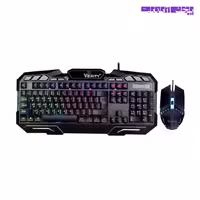 کیبورد و ماوس گیمینگ سیمی وریتی مدل VERITY V-KB6126GCW