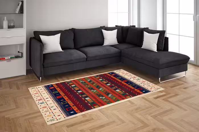روفرشی کشدار ضد اب مخمل شانل ابریشم کد 59k سایز 2 متری