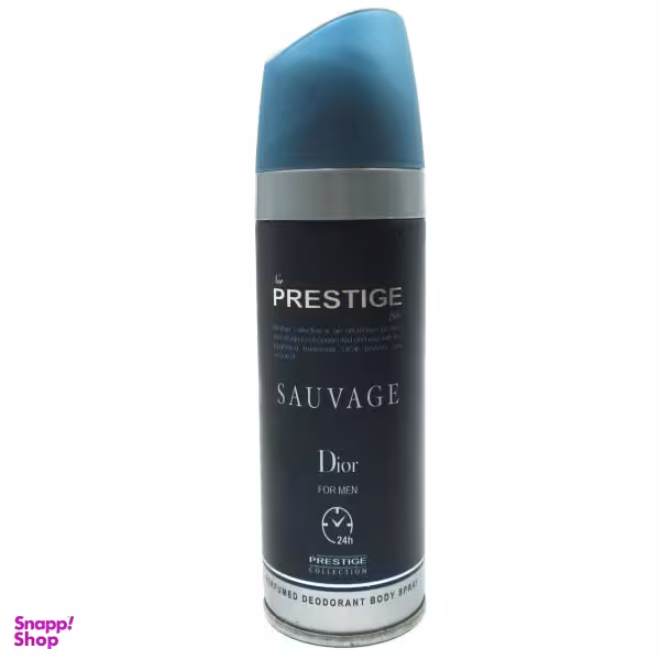 اسپری خوشبو کننده بدن مردانه پرستیژ (Prestige) مدل Sauvage حجم 150 میلی‌‌لیتر