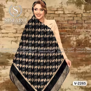 روسری نخی پاییزه دست دوز قواره 140با