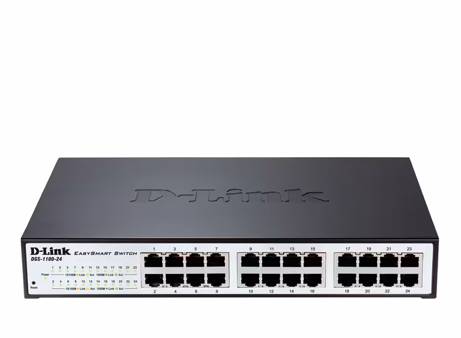 سوئیچ 24 پورت و اسمارت گیگابیت دی لینک دی جی اس 1100