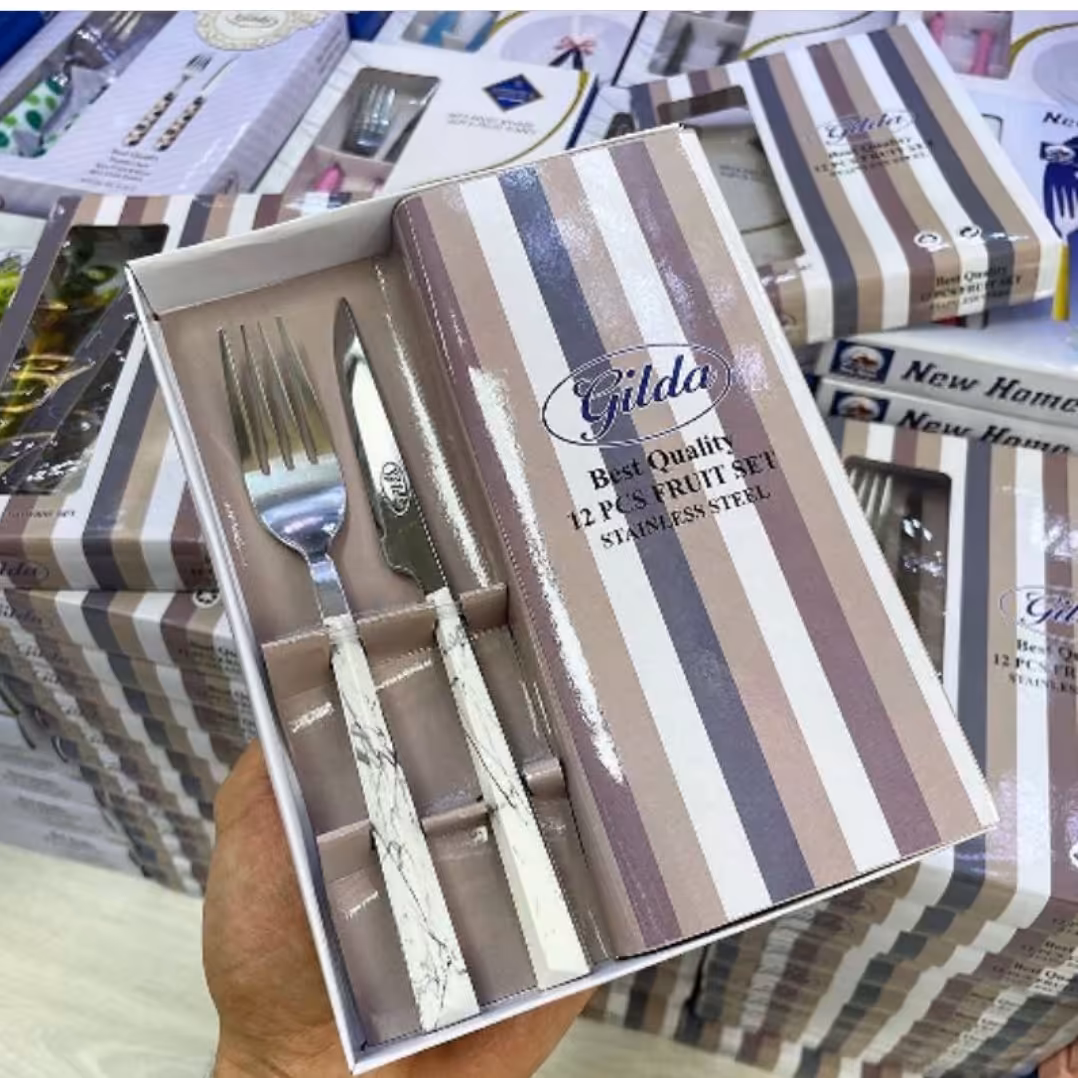 کارد و چنگال استیل یک تیکه برند