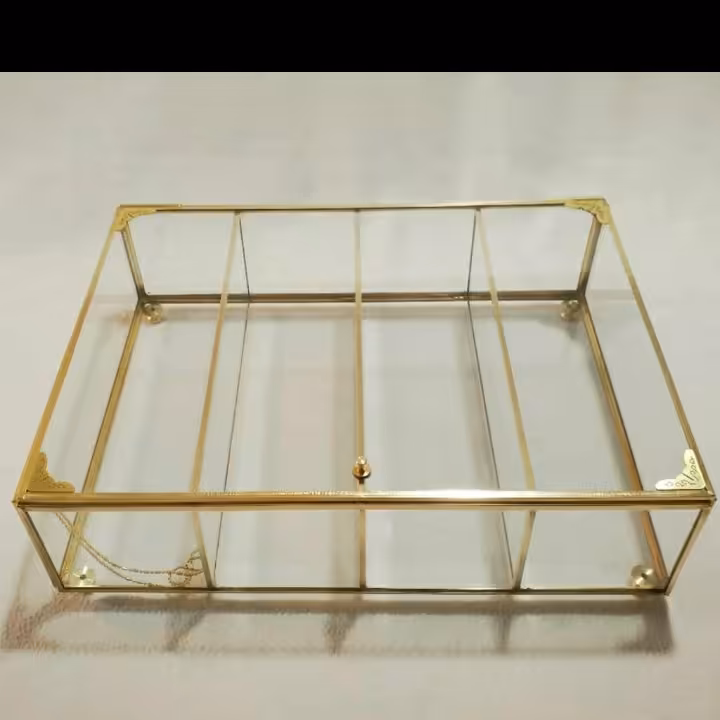 کندی باکس برنجی دردومدل مربع ومستطیل بسیارزیبا باارسال رایگان