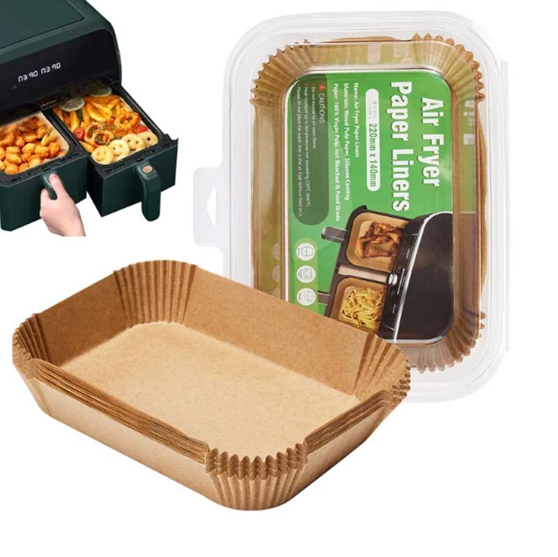 کاغذ سرخکن مستطیل سایز 22در14 برای هواپز دوقلو تعداد 50 عددی