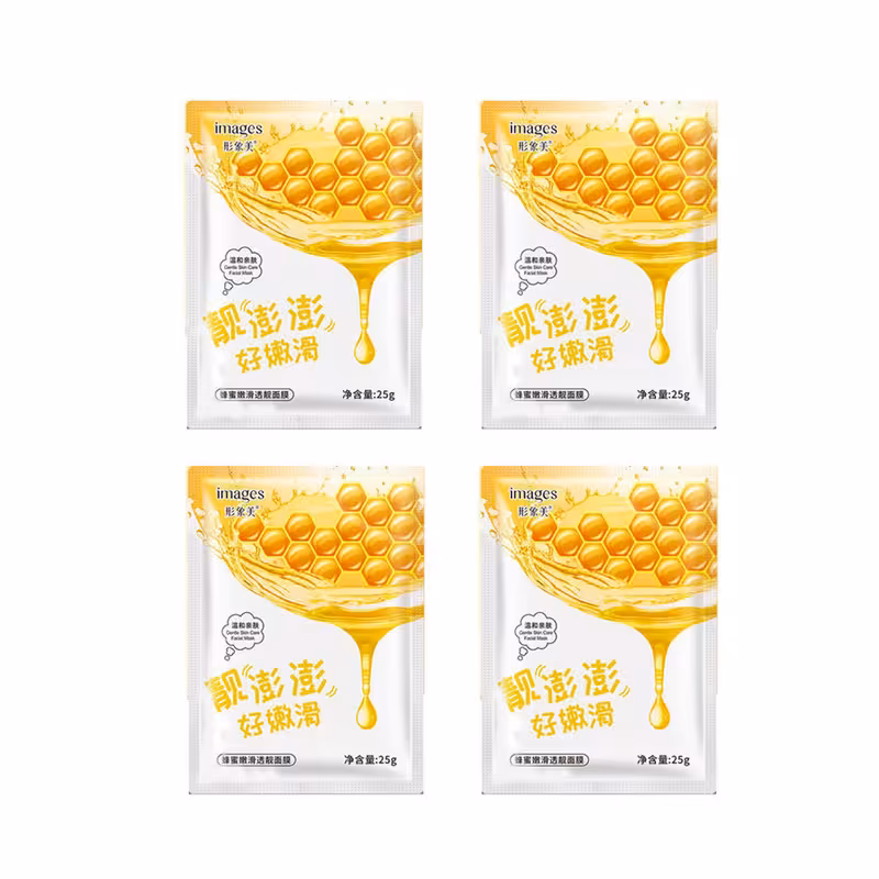 ماسک صورت ایمجز مدل عسل وزن 25 گرم مجموعه 4 عددی
