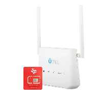 مودم روتر بی سیم 4G LTE یوتل مدل L443 به همراه سیم کارت آپتل 75 گیگابایت شش ماهه