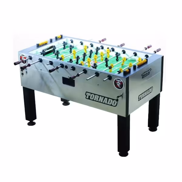 میز فوتبال دستی مدل تورنادو تورنومنت 3000 | نقره ای | درجه 1 | بهترین کیفیت