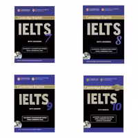 کتاب IELTS Cambridge اثر جمعی ازنویسندگان انتشارات Cambridge چهارجلدی