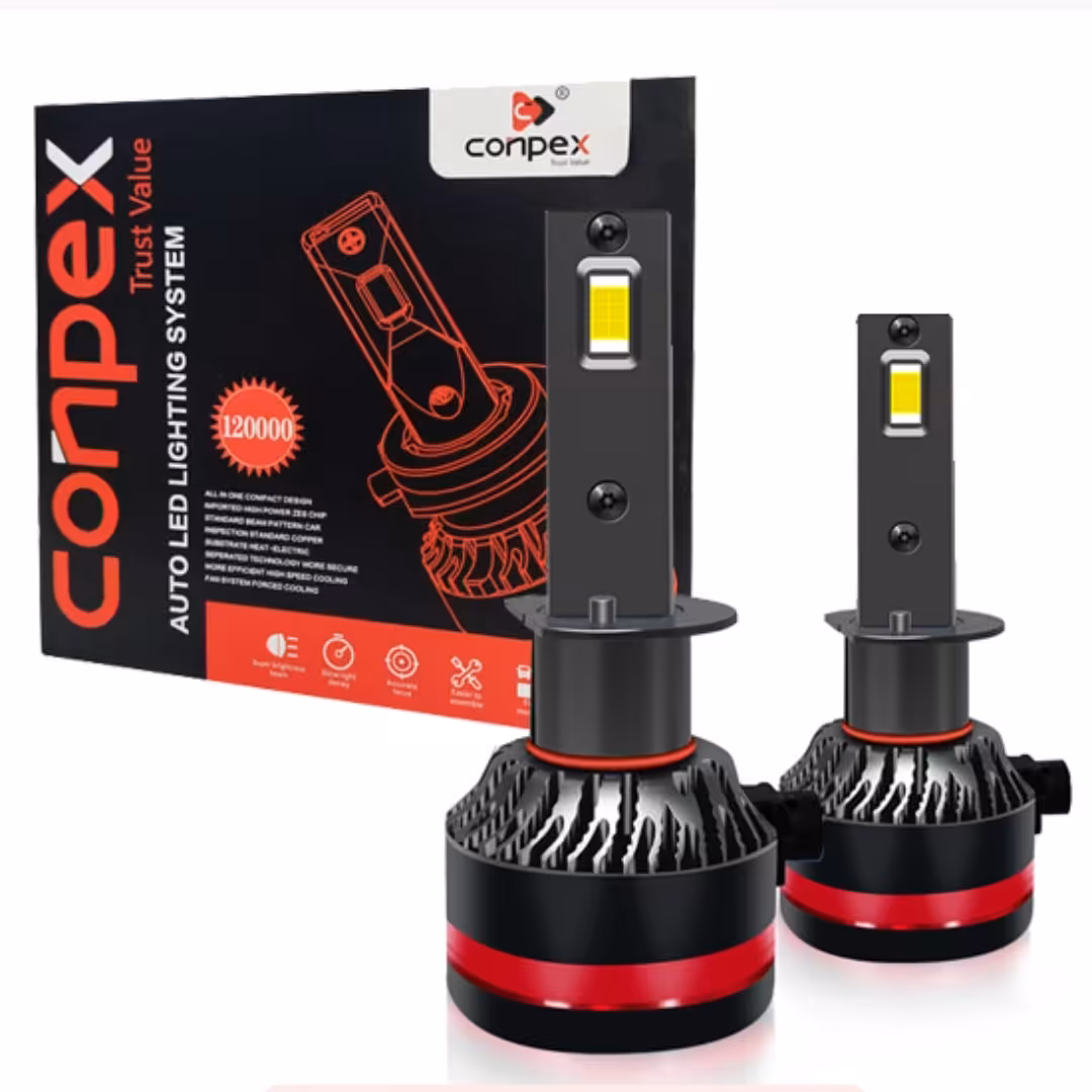 هدلایت M 8 PRO CONPEX پایه H4 مناسب خودرو های ایرانی و خارجی 