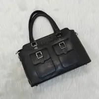 کیف زنانه فندی fendi مشکی جیب دار بزرگ جادار دوشی دستی