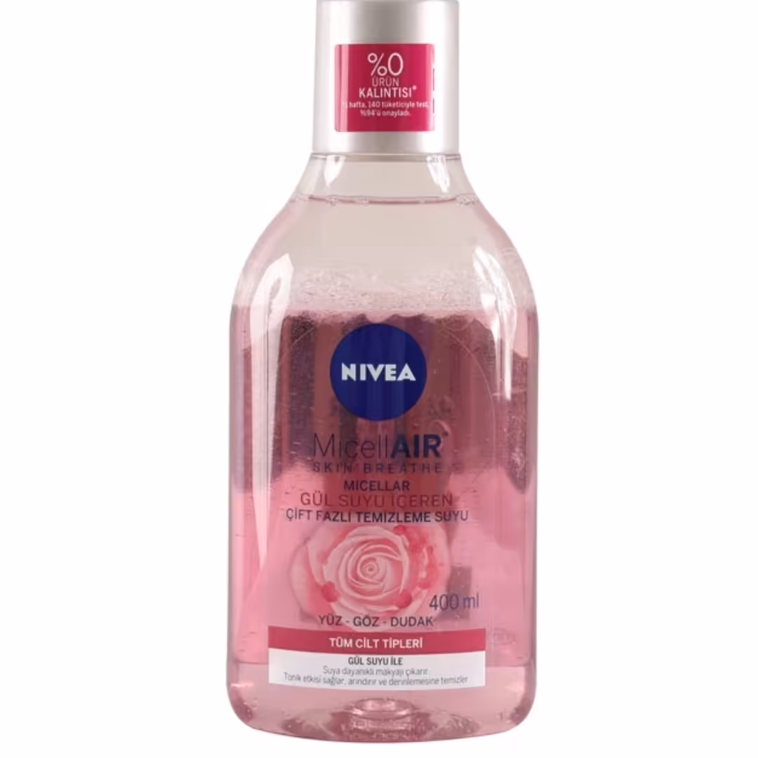 محلول پاک کننده آرایش صورت نیوا مدل گل رز حجم 400 میلی لیتر