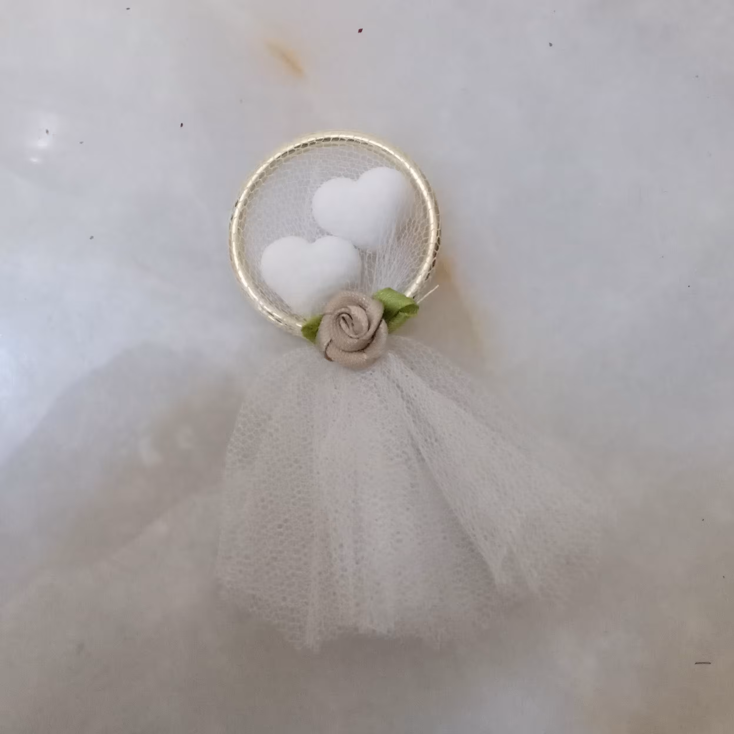 گیفت حلقه دوقلبی تعداد هربسته 20عدد