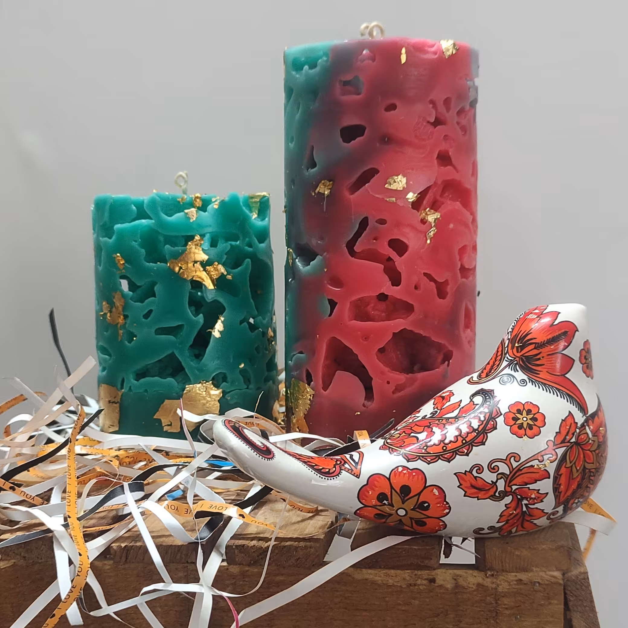 شمع دستساز یخی