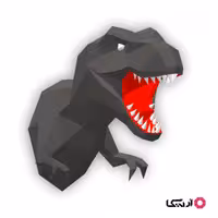 پازل سه بعدی مقوایی اریگا مدل تی رکس چند رنگ