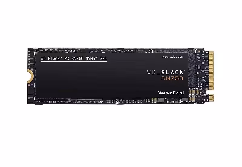 حافظه SSD وسترن دیجیتال مدل BLACK SN750 NVME ظرفیت 250 گیگابایت