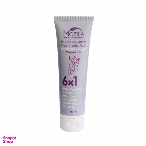 کرم آبرسان موزیلا مدل  هیالورونیک اسید و روغن هسته انگور حجم 75 میلی لیتر