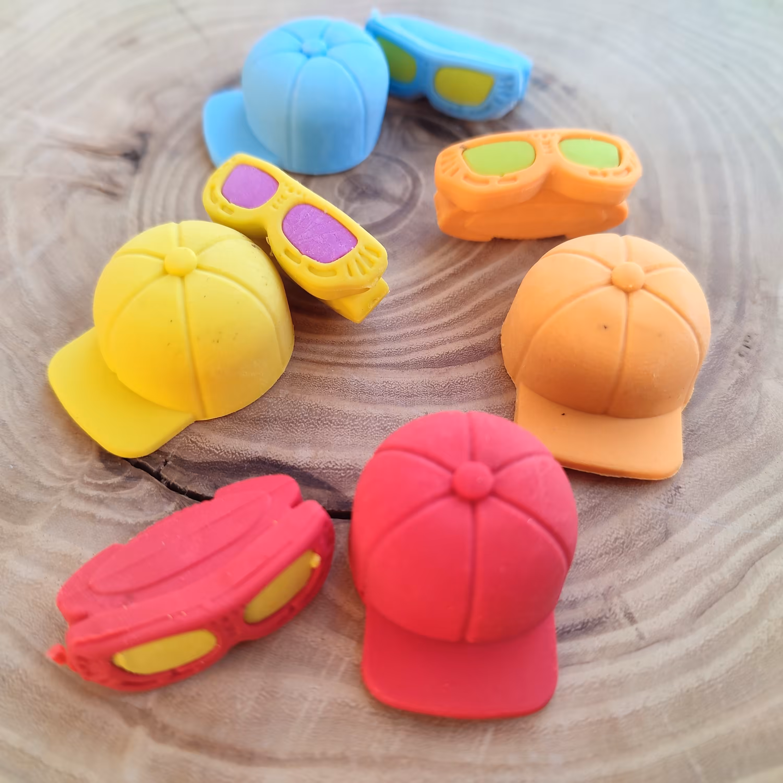 پاکن فانتزی ست کلاه و عینک بسته بندی جفت پاک کن فانتزی 