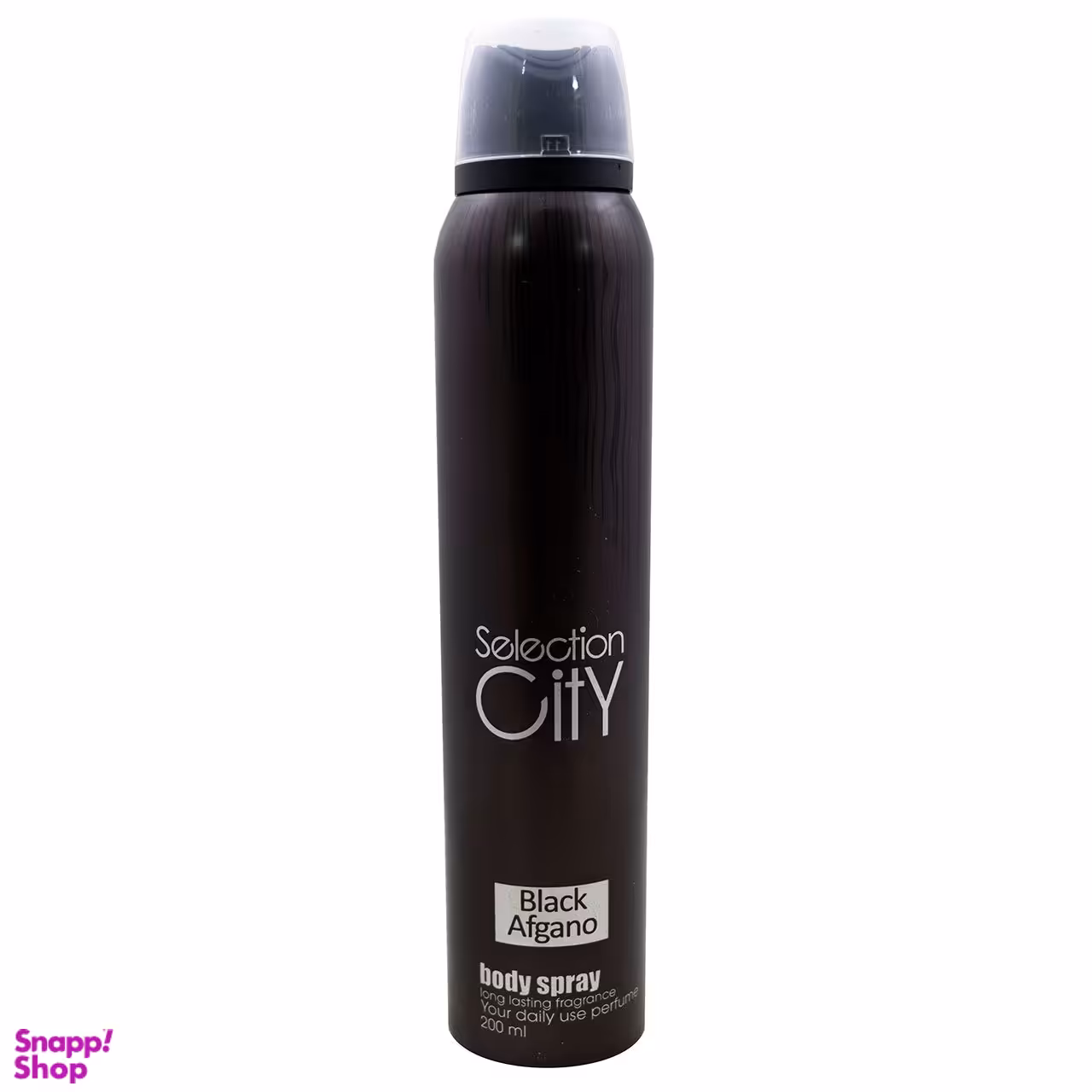 اسپری بدن سلکشن سیتی مدل black afgano حجم 200 میلی لیتر