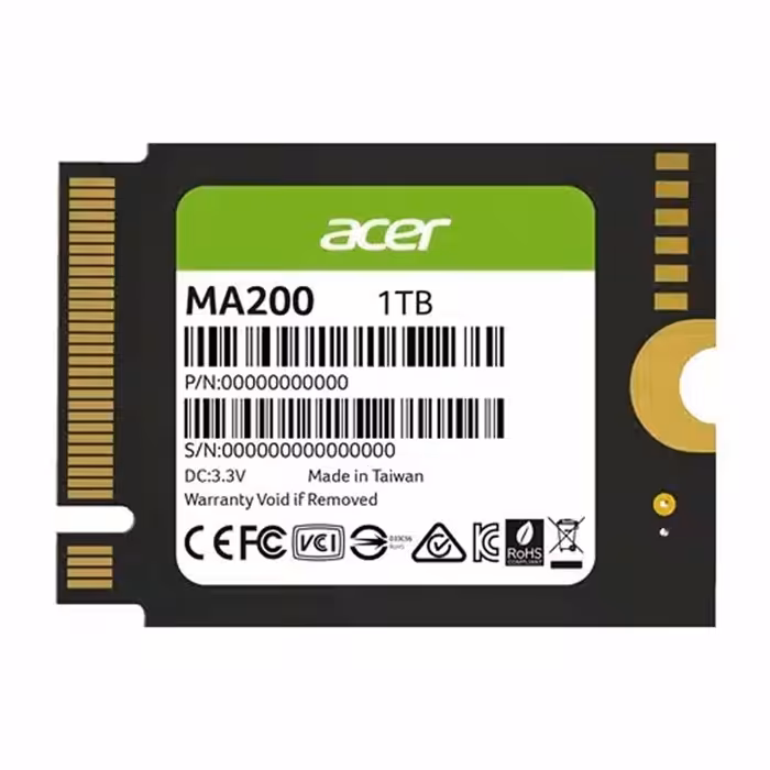 اس اس دی اینترنال ایسر MA200 NVMe ظرفیت 1 ترابایت