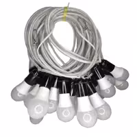 ریسه 40 متری سفید با بوکسل نگهدارنده روکشدار