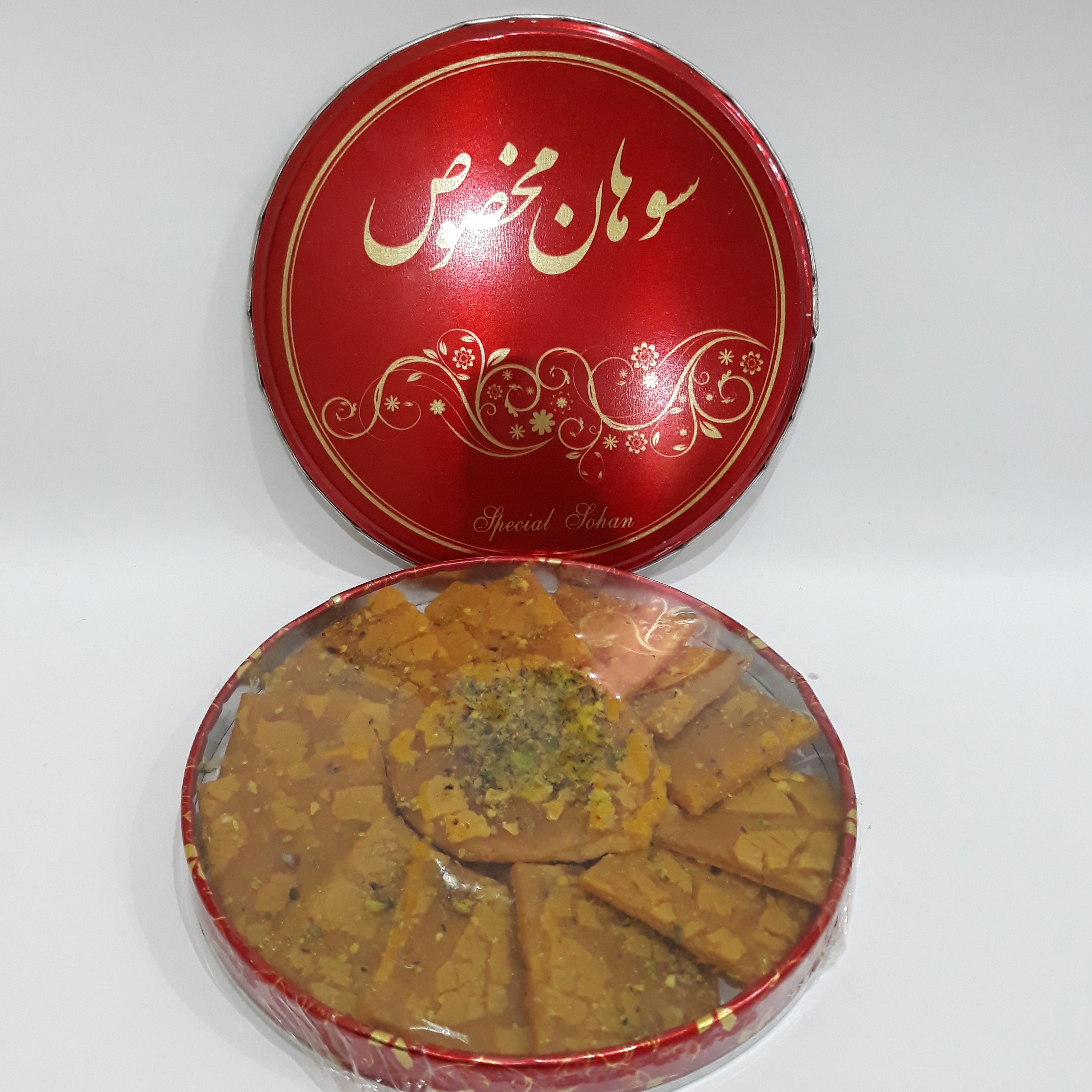 سوهان مخصوص با مغز پسته قوطی فلزی (150 گرمی)