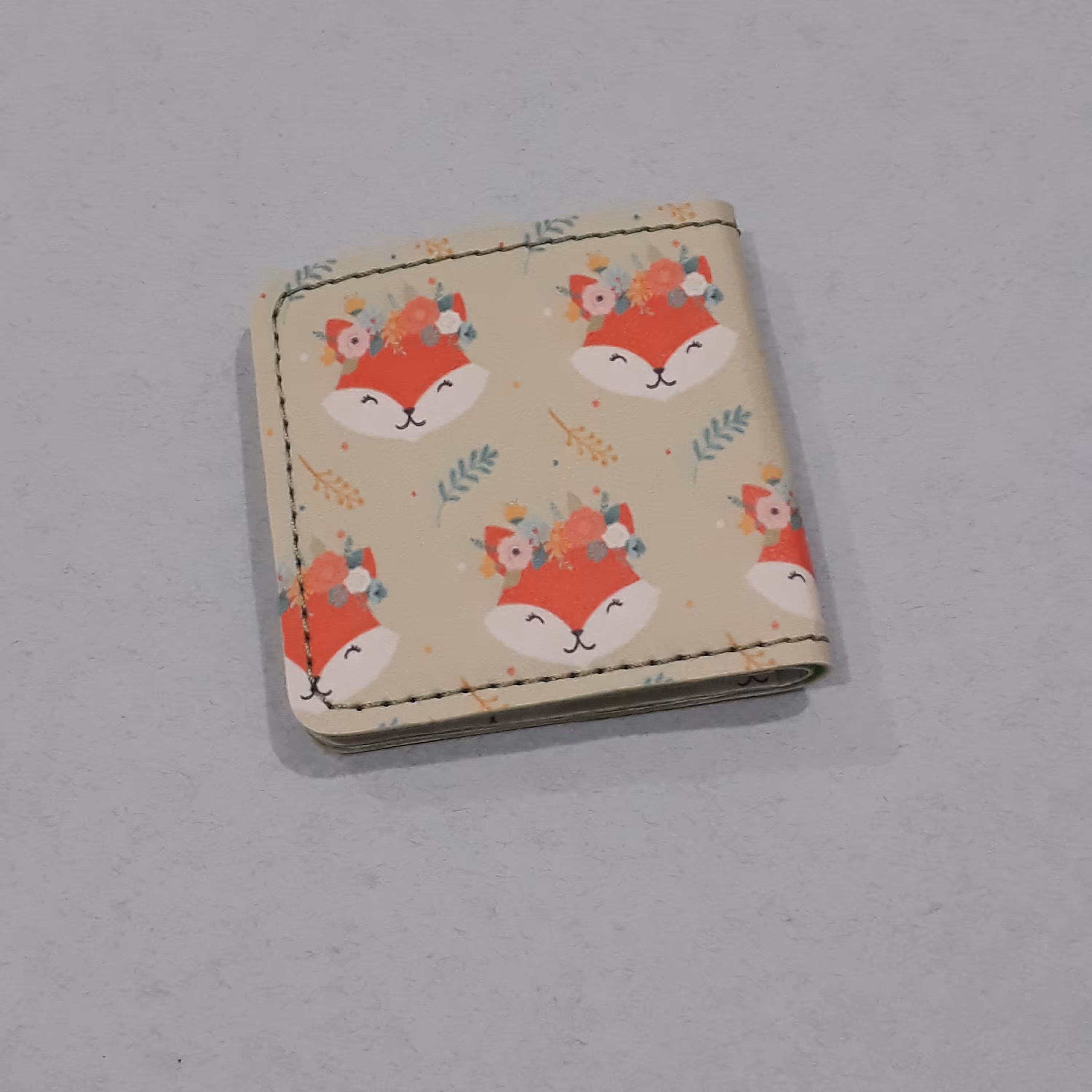 کیف پول جیبی چرم دست دوز طرح روبی فانتزی