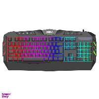 کیبورد گیمینگ هیسکا مدل HX-KEG400 RGB