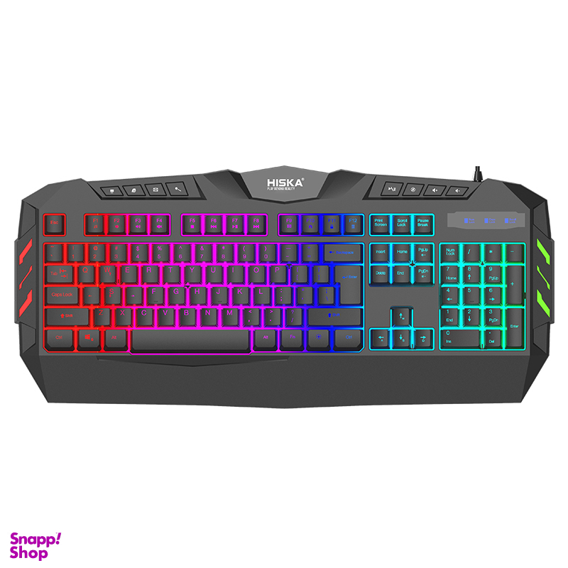 کیبورد گیمینگ هیسکا مدل HX-KEG400 RGB