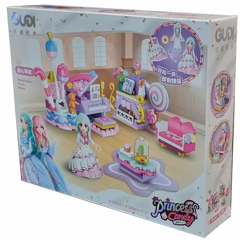 اسباب بازی لگو 209 تکه مدل اتاق پیانو کد 30005C