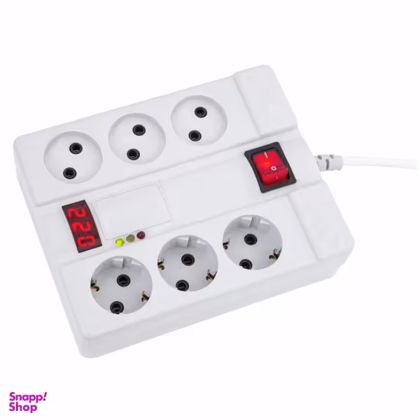 چند راهی برق و محافظ پارت الکتریک (Part Electric) مدل Pe2060