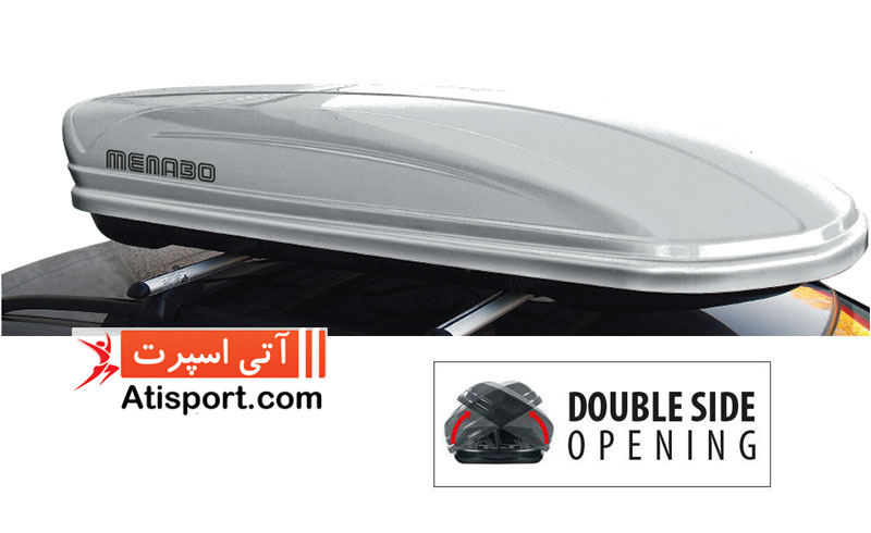 جعبه حمل بار سقفی سفید Menabo Mania460
