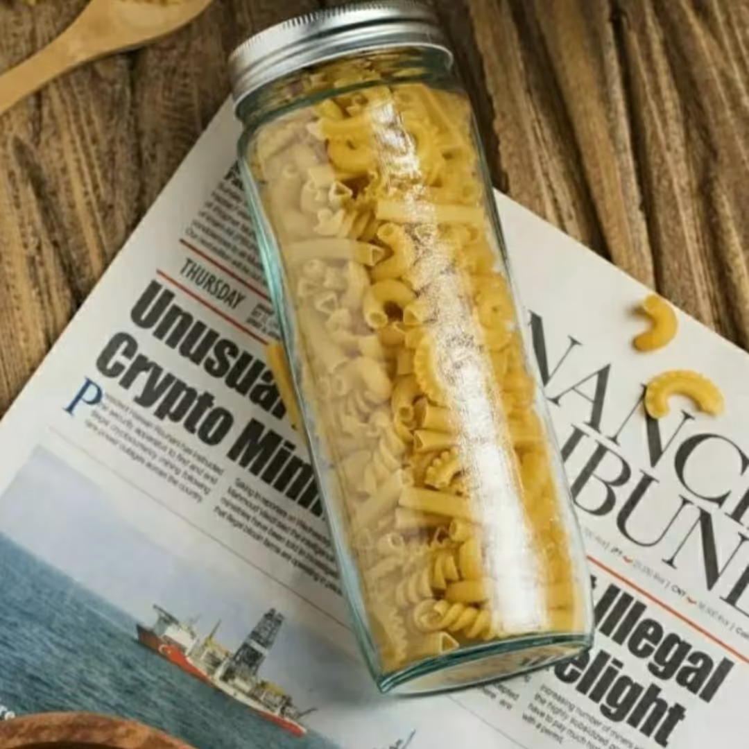 جار استوانه درب کانتینری سایز یک