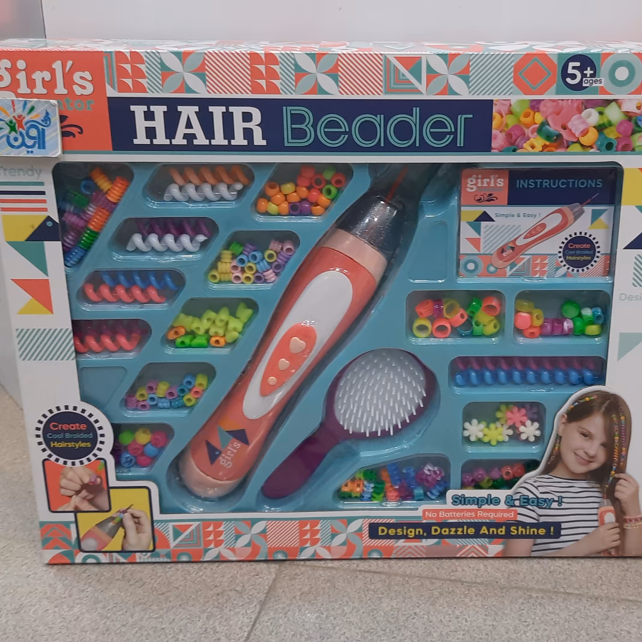 اسباب بازی بافت مو و درست کردن دستبند دخترانه خلاقیتی جذاب