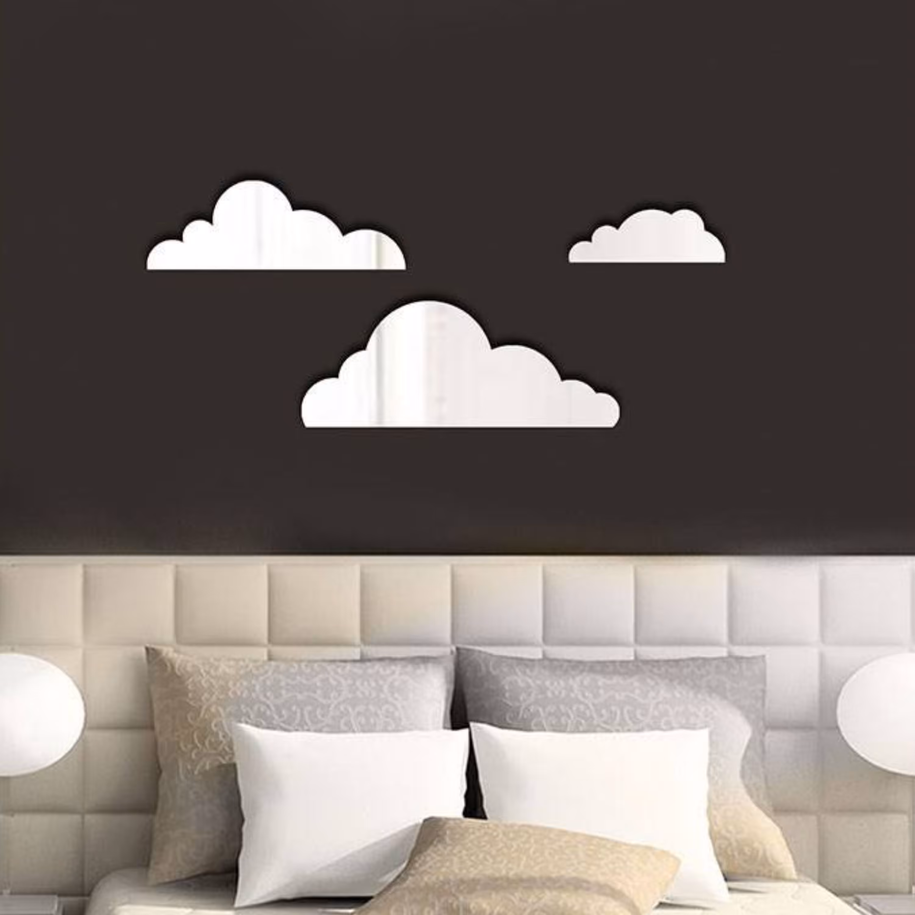 اینه دکوراتیو پدیده پلاس  طرح ابر 