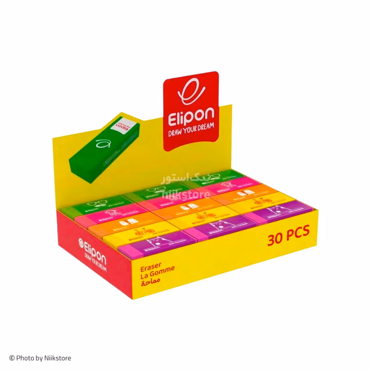 پاکن رنگی کلاسیک الیپون (20 و 30 عددی)