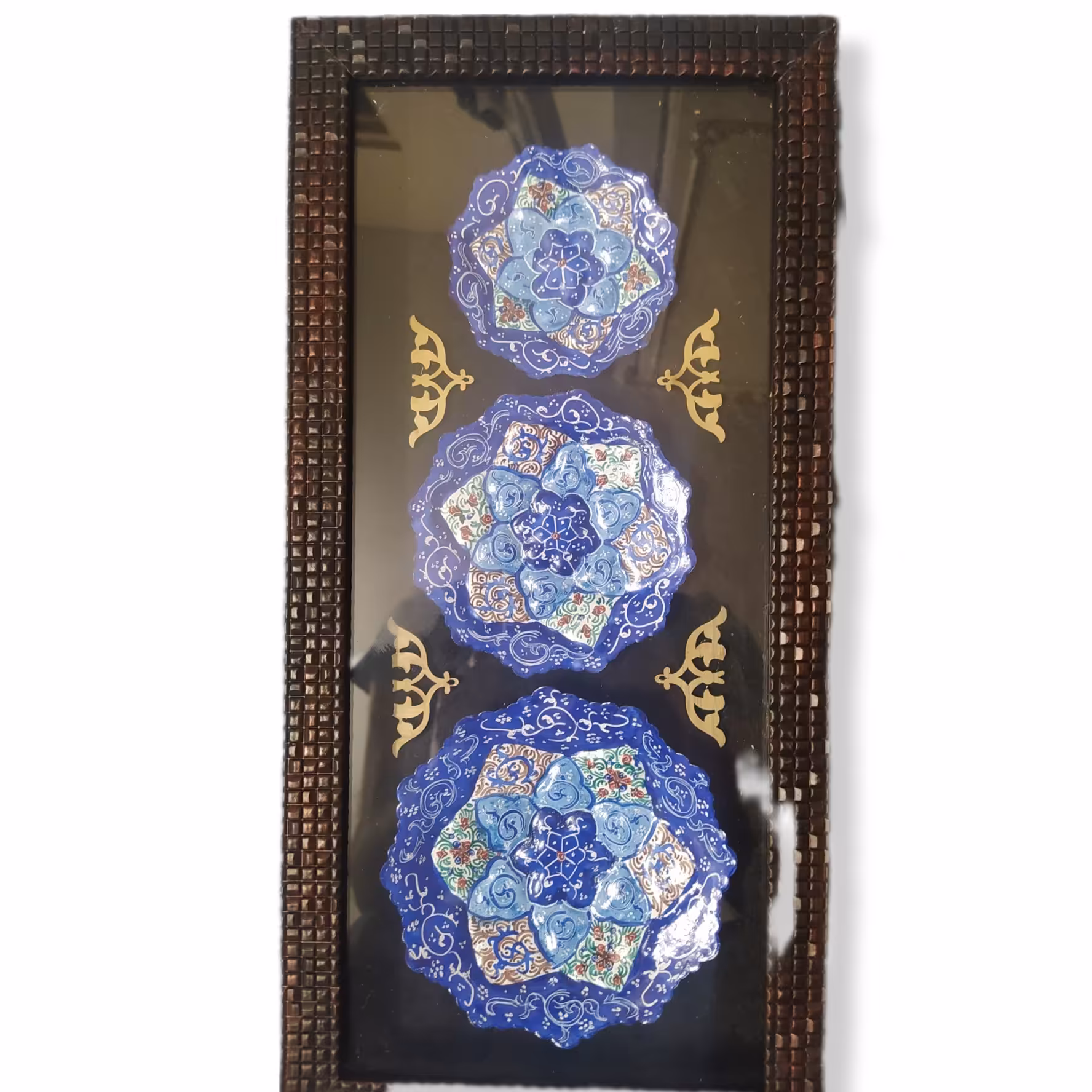 قاب میناکاری سه تکه