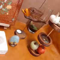 ست سه طبقه هفت سین چوبی