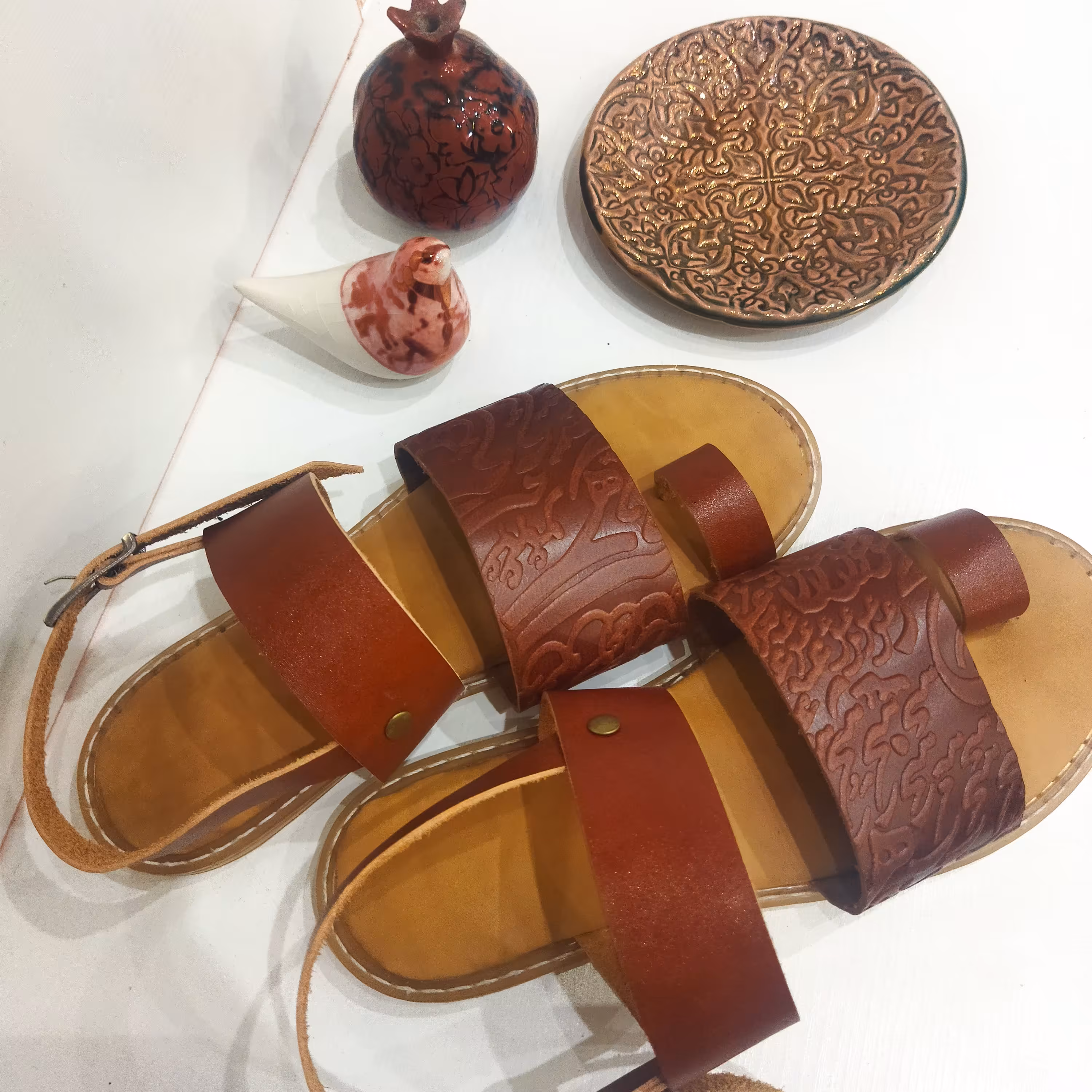 صندل طرح خوشنویسی